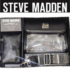 Steve Madden 3-PC Transparent Belt Bag, Pouch, & Strap Gift Set